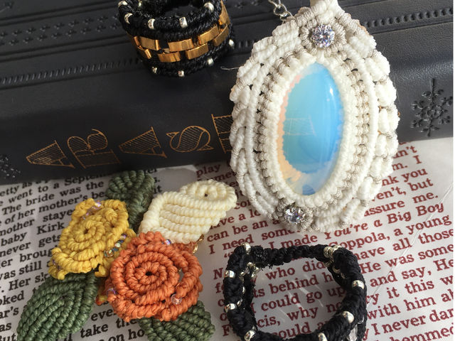 マクラメジュエリー新作_【楽習フォーラム登録校】Beads Studio アミ