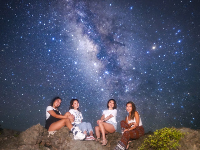 天の川バックに撮影!_Okinawa trips