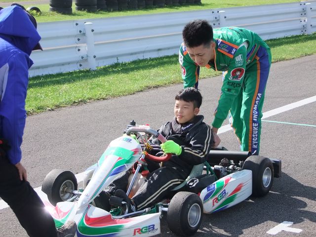 基本動作練習中です。_南幌リバーサイドカートランド