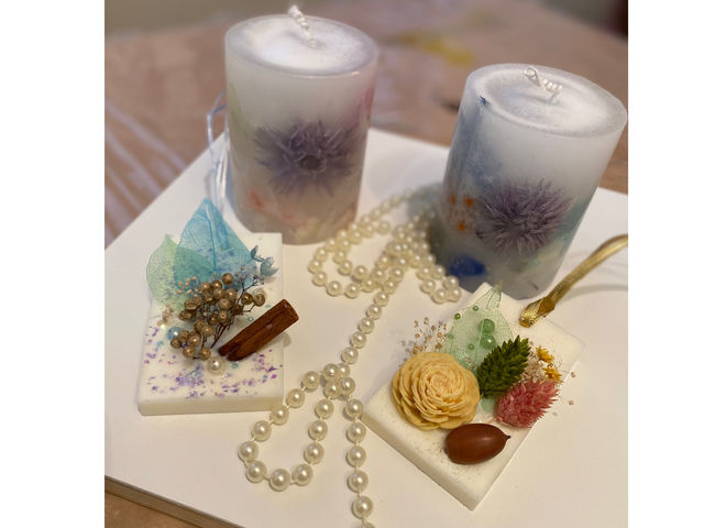 ボタニカルキャンドルandワックスサシェ_703candle