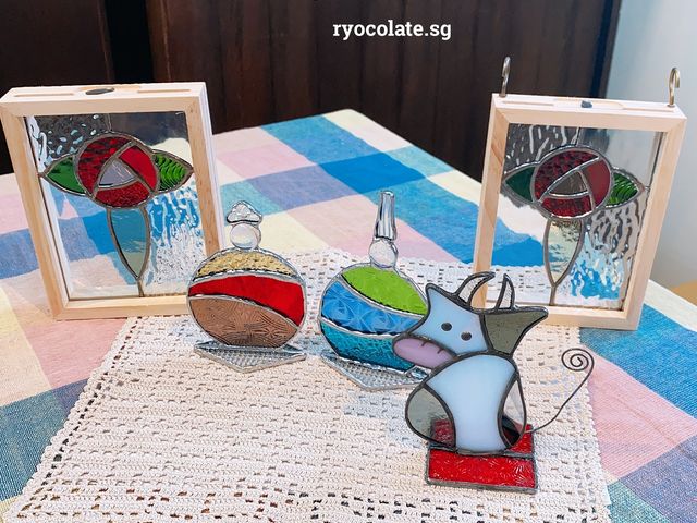 ワークショップ作品季節の飾りやミニパネルなど_ryocolate.sg
