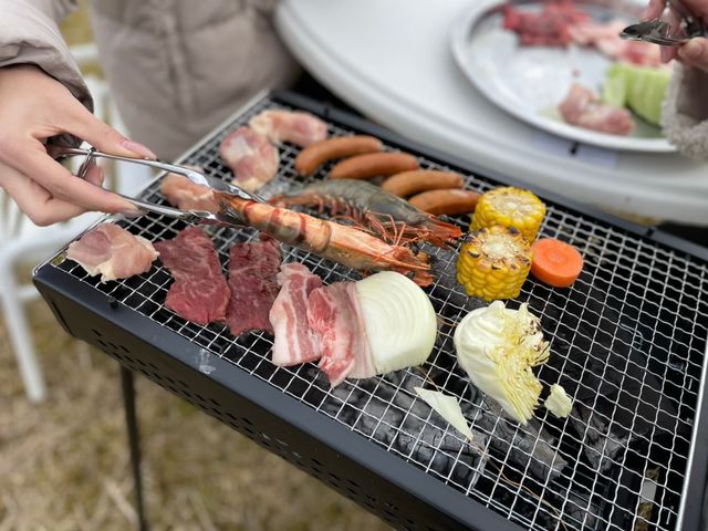 広大な景色を見ながらのBBQは格別♪_佐用スターリゾート BBQガーデン&テニスコート