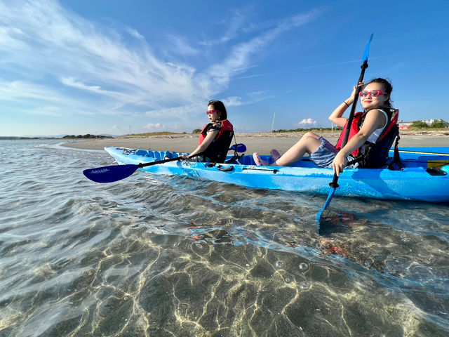 浜名湖で一番に綺麗な海。気持ちよく水面に浮かぼう!_浜名湖パドル