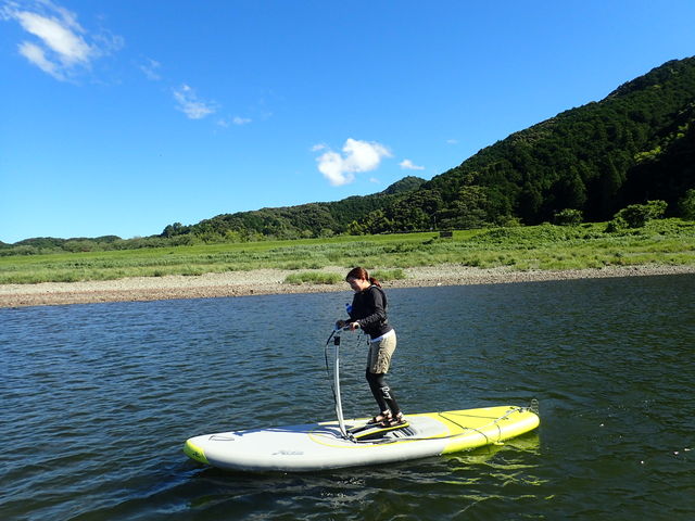 四万十川でサップとカヌー Shimanto Green