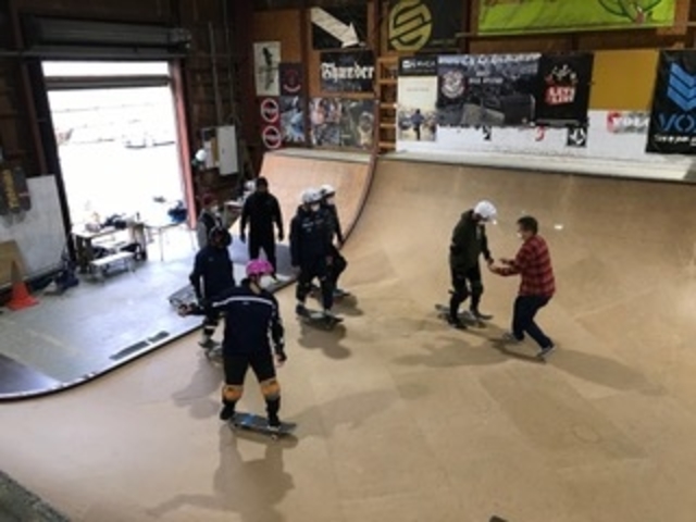 ハックルベリー スケートボードパーク