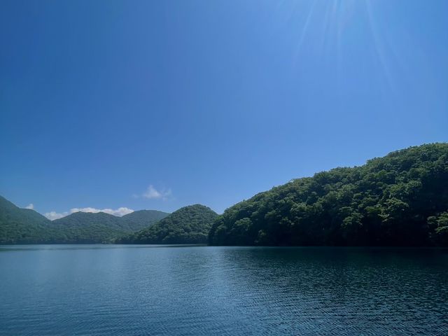 洞爺湖中島へ向かう遊覧船より_Sotoasobu
