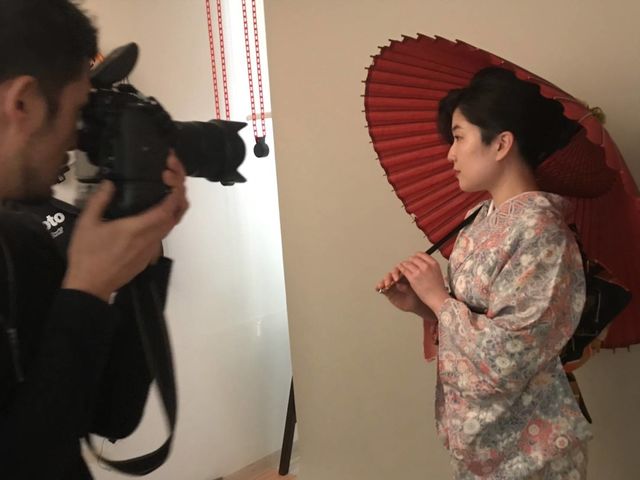 和装での写真撮影。_behouse