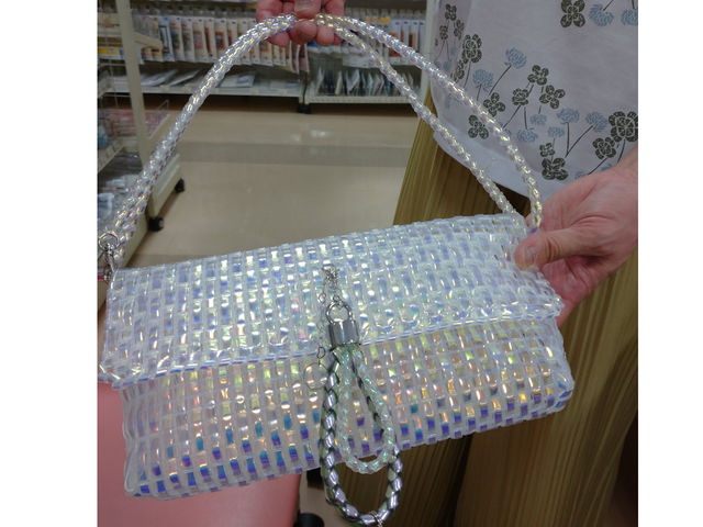 オーロラクラッチバッグ。生徒様作品_【楽習フォーラム登録校】アトリエここっち