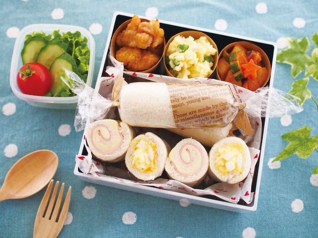 くるくるサンドイッチ弁当_お弁当教室ラ*シード