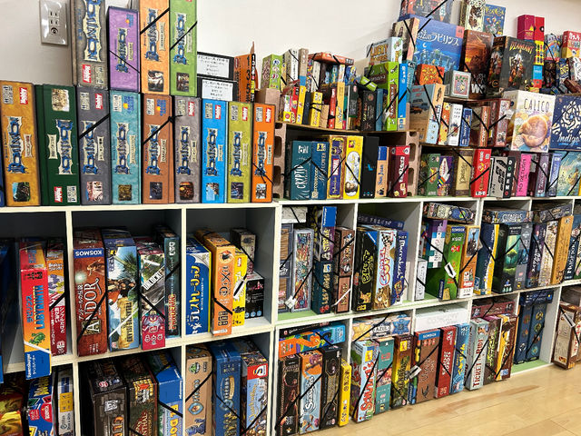 定番ゲームがずらり!ドミニオンに関しては拡張セットも完備!_SHAREcafe