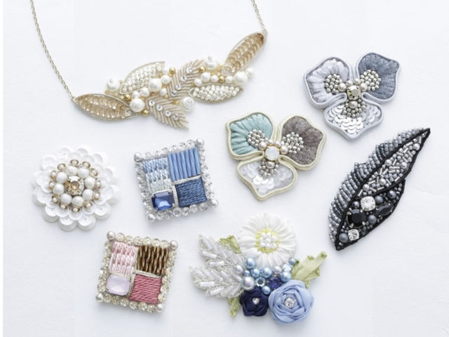 オートクチュールビーズ刺繍・アクセサリー教材_Cool Rose アトリエサロン