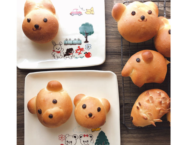 ☆どうぶつパン☆チョコチップ入り
卵入りの生地で好きなどうぶつを作れます。
_手作りパンとお菓子教室 makana