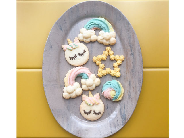 ☆デコパイピングクッキー☆
かわいい、美味しい、絞り出しのバタークッキーです!_手作りパンとお菓子教室 makana