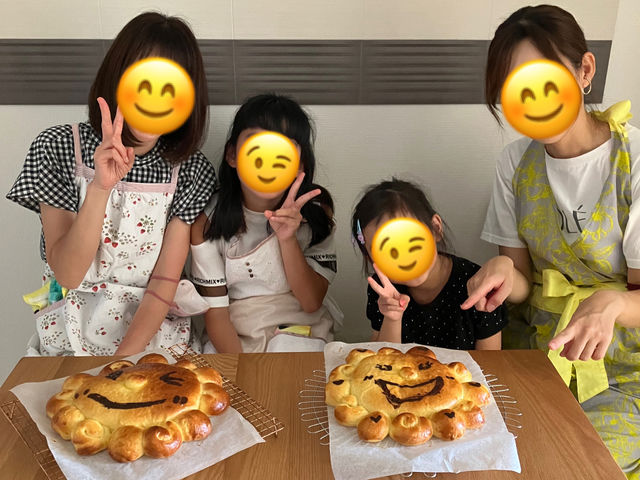 おひさまパンの親子レッスン夏休みなどの長期休みを利用して行なっています_手作りパン教室おひさま