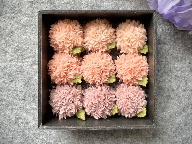 おはぎボックス_お花絞り HANASAIKA