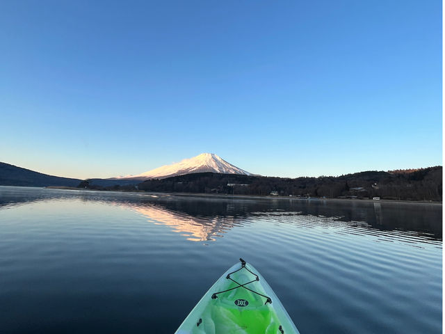 穏やかな湖面上は最高です!
寒い時だからの幻想風景を見て下さい!_Kajiya lakeside