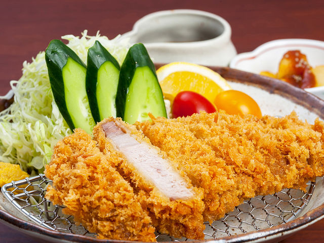 いのぶたカツ定食_浜平温泉しおじの湯