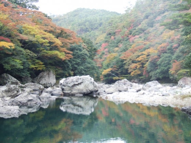 長門峡ガイドウォーキングツアーの写真1