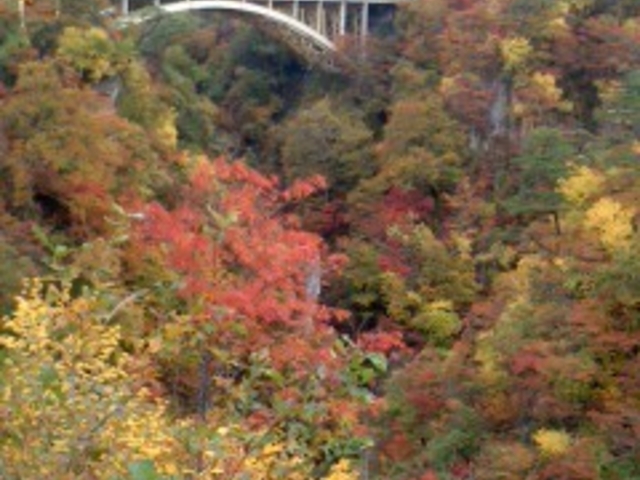 鳴子峡の紅葉