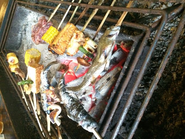 自分で焼いて食べる楽しみがあって良かったです。_山麓園