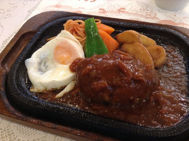 ハンバーグ定食_レストラン藤屋