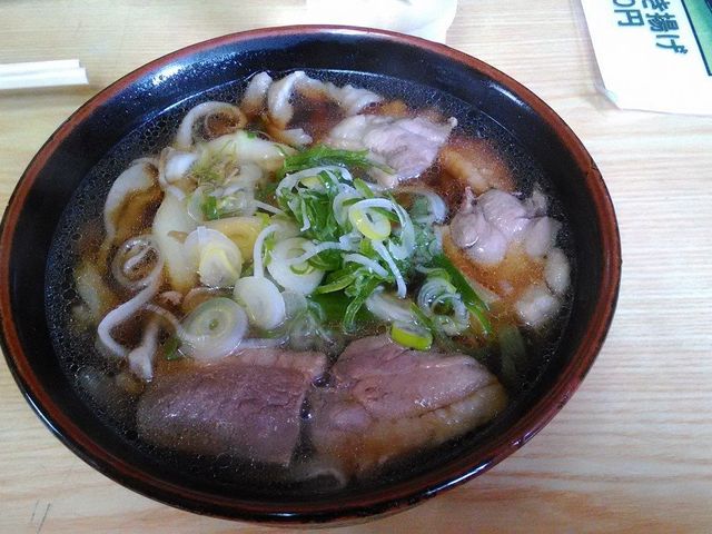 鴨そば。_いずみ食堂