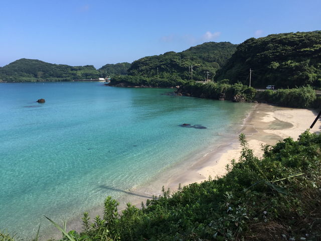 真ん中の砂浜 8:39_根獅子の浜