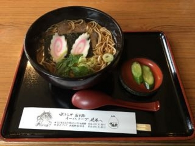 宮沢賢治の童話にも出てくる「鹿踊り」そばをいただきました。_レストラン山猫軒