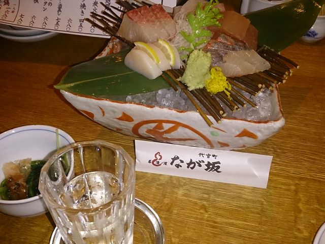 お刺身が美味しかった_なが坂