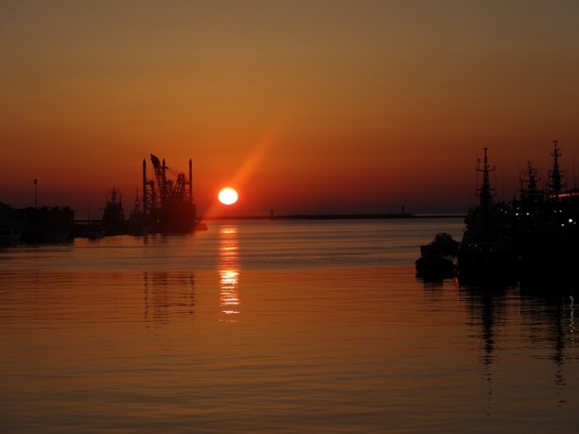 世界三大夕日_幣舞橋