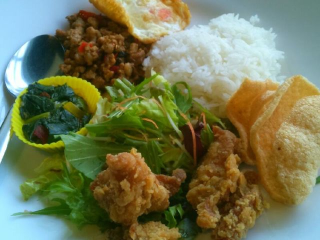 『豚肉のガパオ』。豚肉の他、鶏肉のガパオも。_マンゴツリーカフェ アーバンドック ららぽーと豊洲