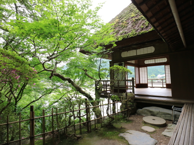 肱川がみえます_臥龍山荘