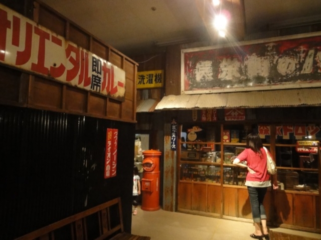 昔のお店や一般家庭を再現したコーナー_昭和日常博物館