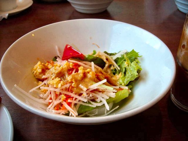 ナポリの食卓上田店のセットに付いて来たサラダ_ナポリの食卓 上田店