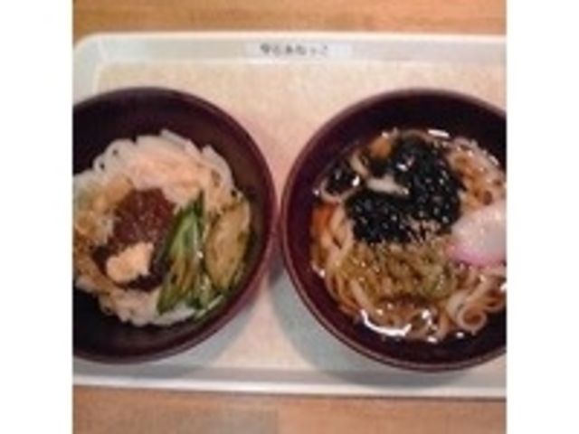(左):じゃじゃ麺 /(右):雫石葉わさびうどん
_道の駅雫石あねっこ