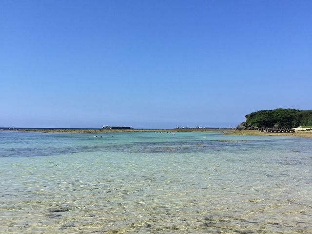 人がほとんどいなくて貸切り状態(笑)_ワンジョビーチ