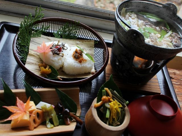 牛汁御膳。おそい朝食にちょうどよかったです_ドライブイン赤目