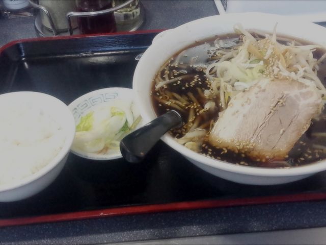 北の国ラーメンセットC(餃子は遅れてきます、常時)_さっぽろっこラーメン東口店