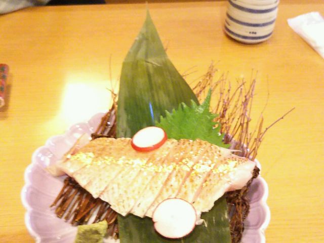 のどぐろお造り
かなり脂がのっています。皮面が軽く炙ってあり、その芳ばしさも絶品
_和倉まかない食堂