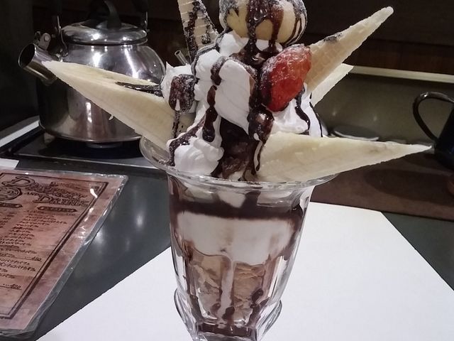 チョコバナナパフェ_ミルクハウス