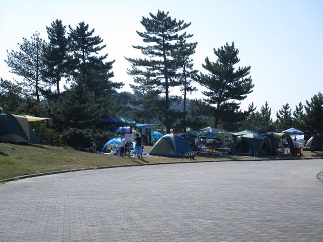 テントサイト_石見海浜公園