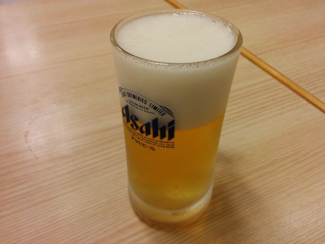 ビール(小)150円_松屋 牛田店
