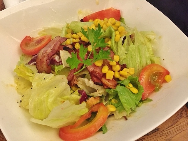 ベーコンのサラダスパ_Cafe Restaurant K’S CLUB