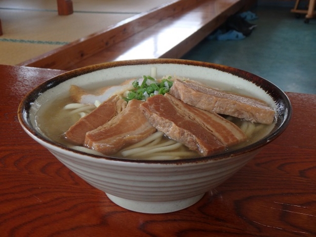三枚肉そば_丸吉食堂