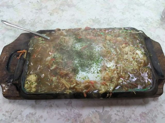 もんじゃ焼きが美味しかったです。_三島屋