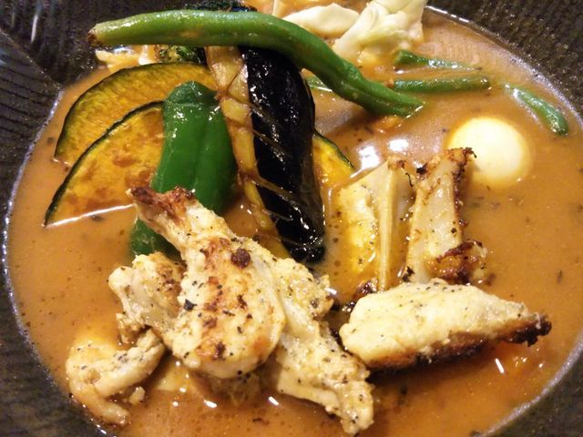 軟骨がたくさん!!_スープカレー lavi HIRAGISHI