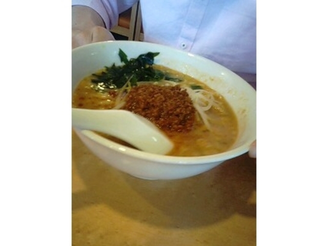 タンタン麺。ソフトとお得なセットもあります_テンホウ 梓川店