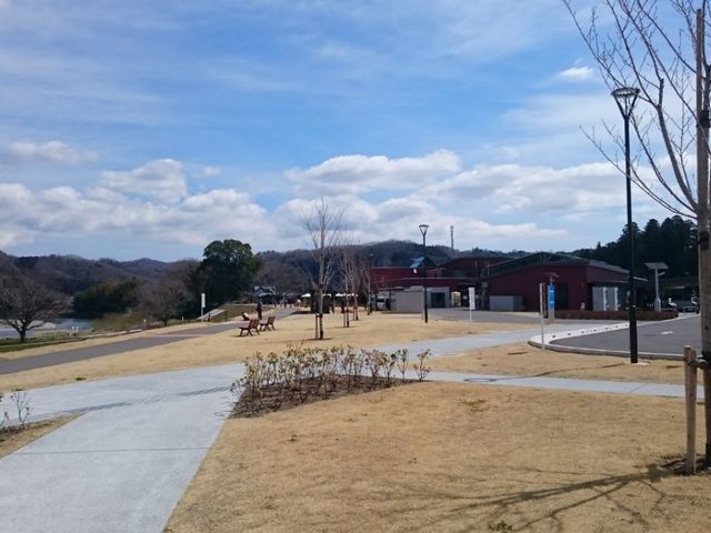 道の駅裏手の方_道の駅 常陸大宮 かわプラザ
