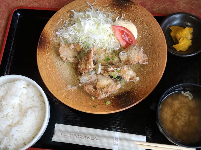 塩ザンギ定食_海へ アパホテル 川沿店
