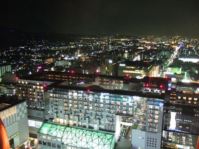 タワーからの京都市内夜景_ニデック京都タワー